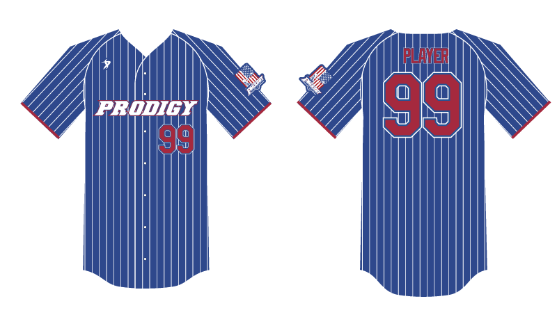 Lincoln Prodigy Baseball 24' - Extra Royal Jersey