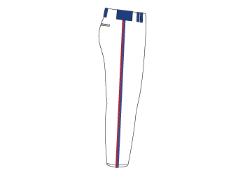 Lincoln Prodigy Baseball 24' - Extra White Pant